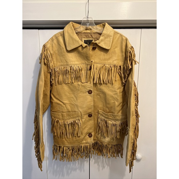 Lucky Brand Jackets & Blazers - Lucky Brand 100% Genuine Leather Fringe Cowboy/Southwest Style Jacket - Sz S